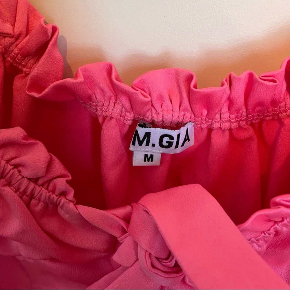 I AM GIA Naomi Bustier Top in Hot Pink Size Medium - Picture 4 of 9